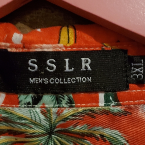 Surfing Santa Hawaiian Christmas Shirt Tropical Festive Holiday Party Size 3XL - Picture 6 of 9